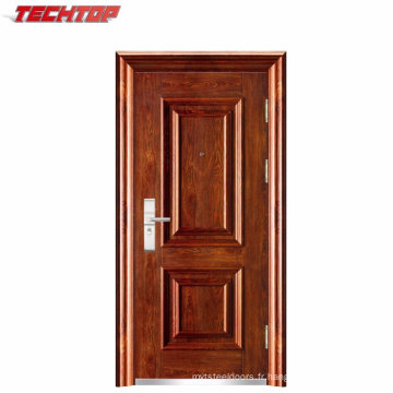 TPS-037 Made in China Porte extérieure en fer Porte en acier Porte extérieure en fer